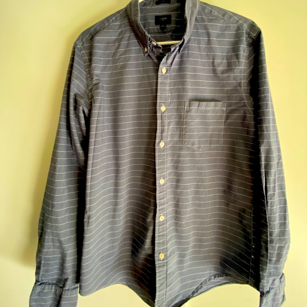 J Crew blue/gray button down